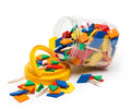 Edvantage - Plastic Solid Pattern Blocks Jar of 250