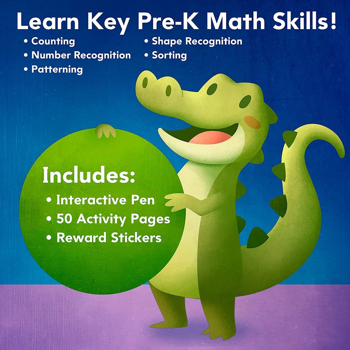 Educational Insights - Hot Dots - Lets Learn Math Workbook - Pre K