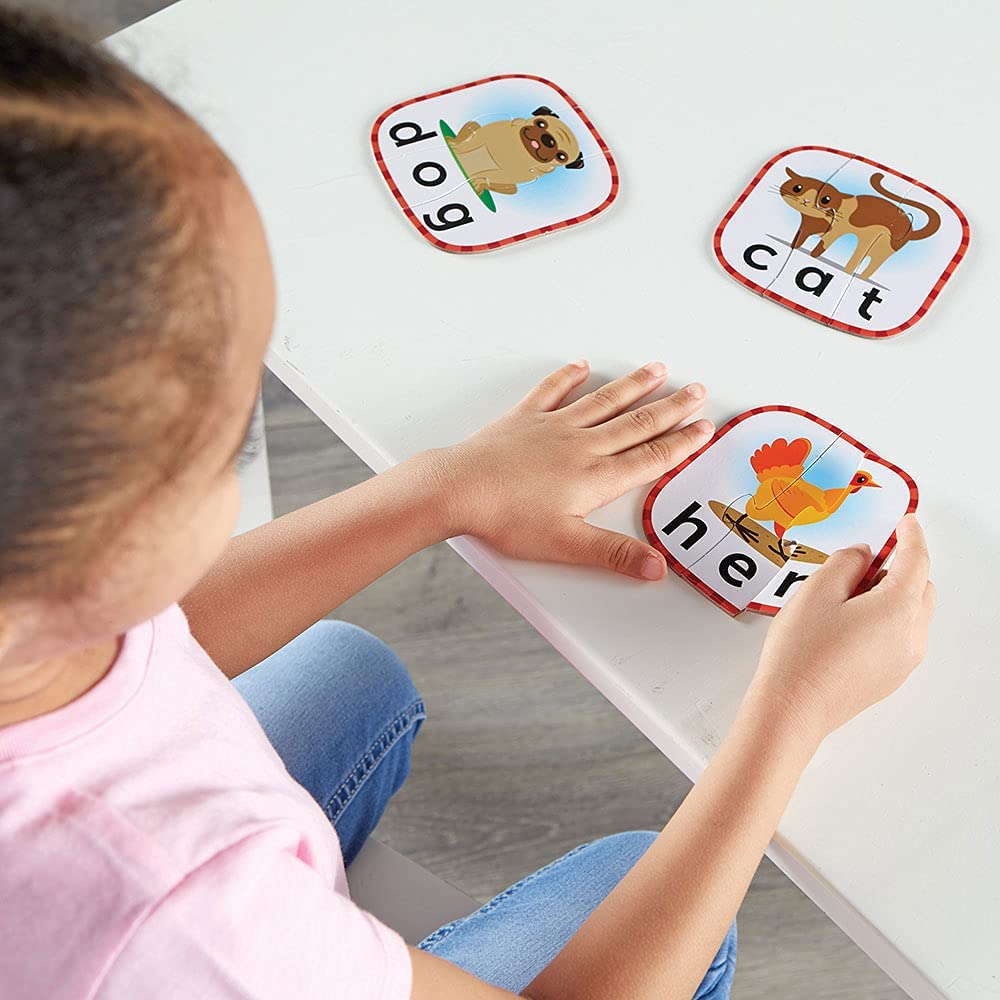 Learning Resources - 3-Letter Word Puzzle Cards