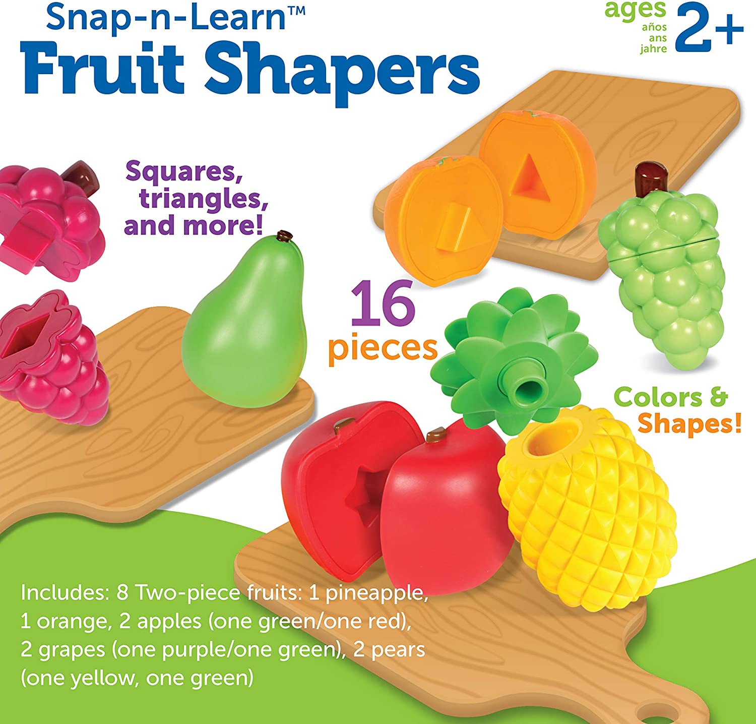 Learning Resources - Snap-N-Learn Fruit Shapers