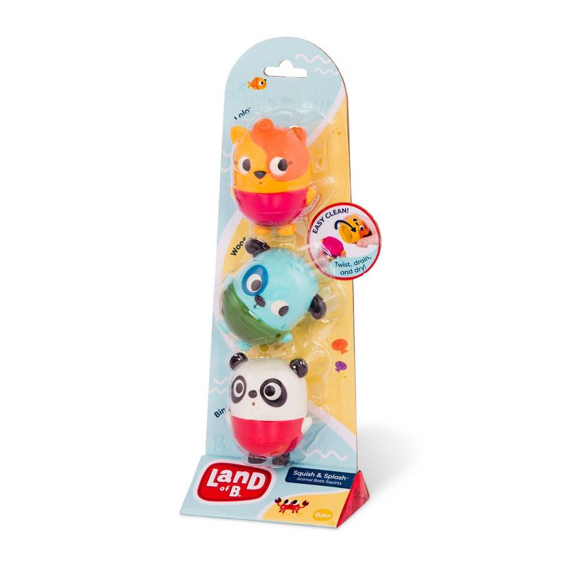 Land of B - Bath Squirts - Cat, Dog & Panda