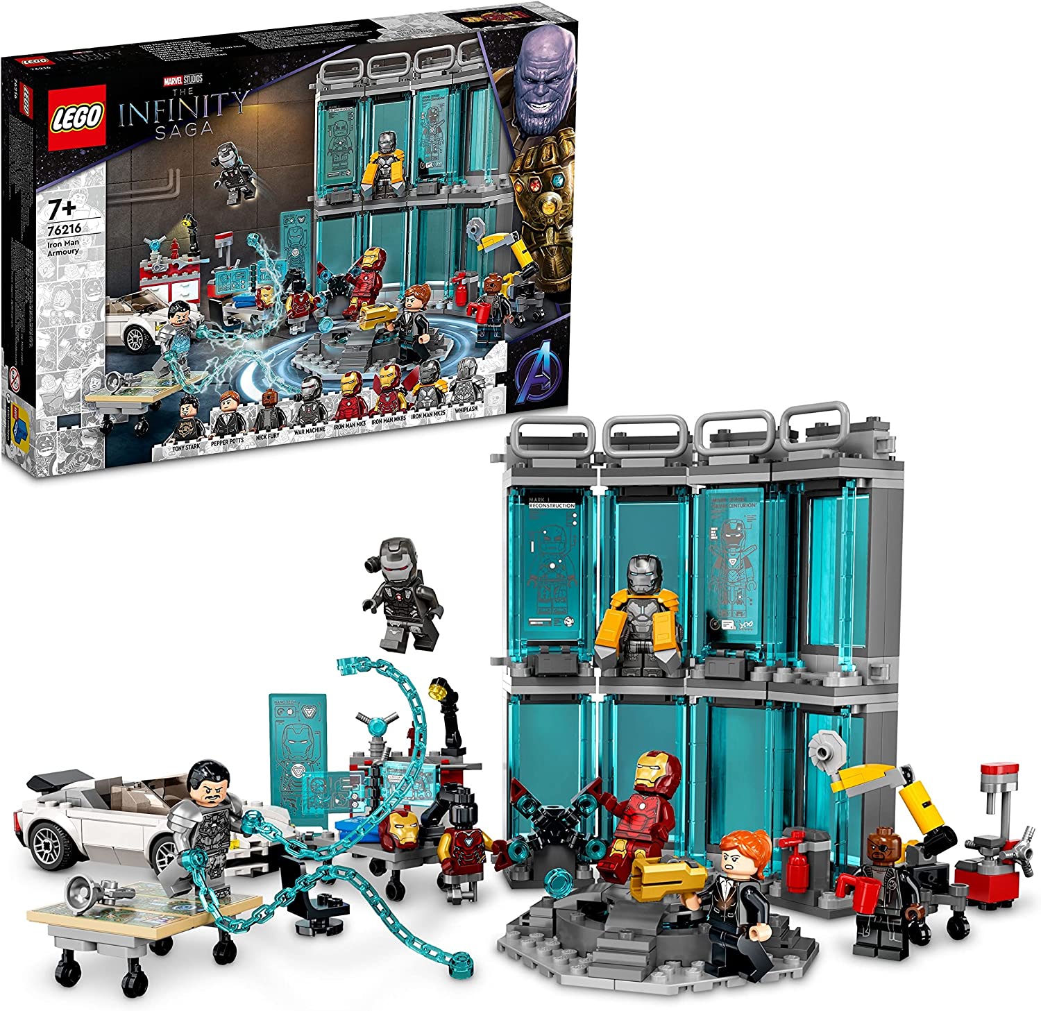 LEGO - Marvel Infinity Saga Iron Man Armoury (76216)