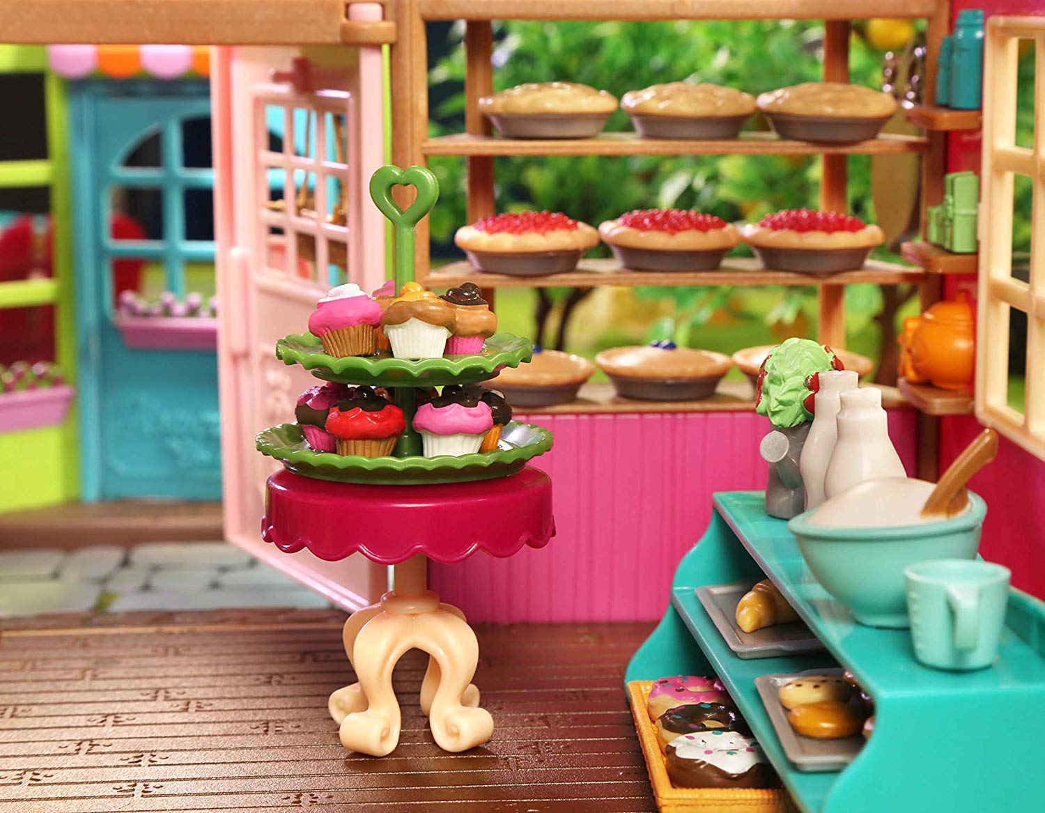 BAKERY 1〜5セット Lil Woodzeez - Playset Tickle Your Taste Buds Bakery – The Play Room