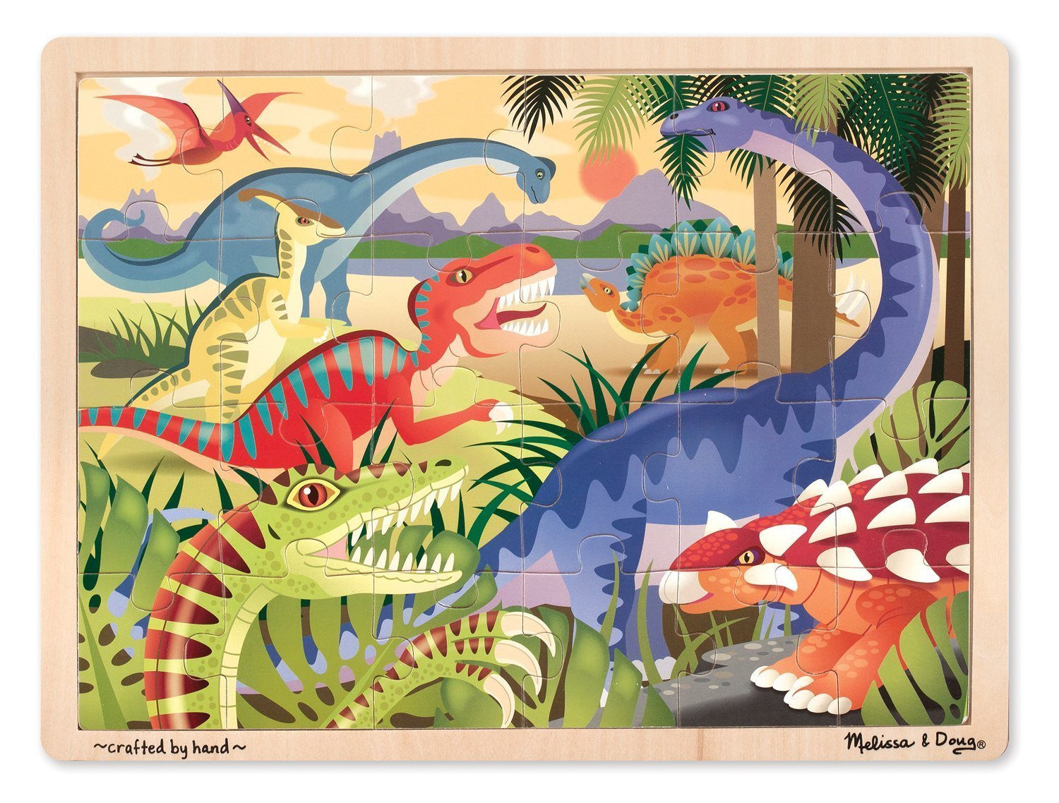 Melissa & Doug - Puzzle 24pc - Dinosaurs
