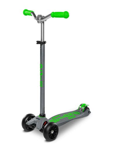 Micro - Maxi Deluxe Pro Scooter - Grey/Green