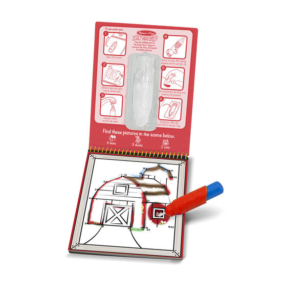 Melissa & Doug - Water WOW - Connect The Dots - ON the GO Travel Activity