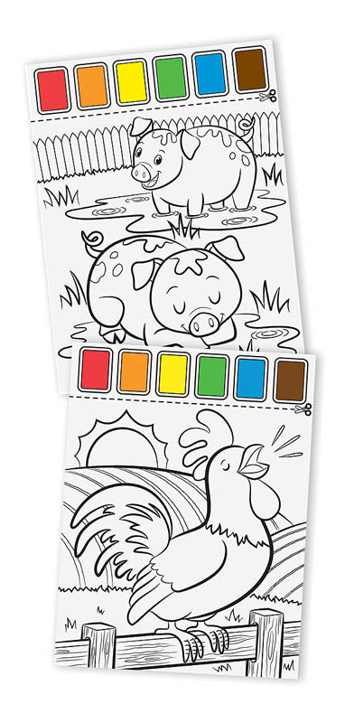 Melissa & Doug - Paint With Water Farm Animals