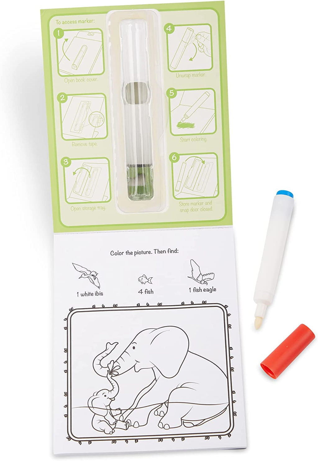 Melissa & Doug - Color Blast - Safari - On the Go Travel Activity