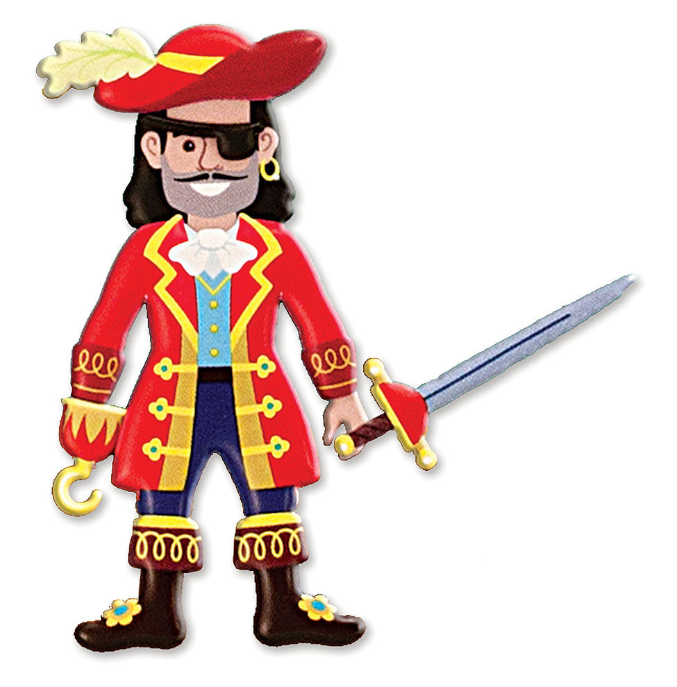 Melissa & Doug - Puffy Stickers Play Set - Pirate Red