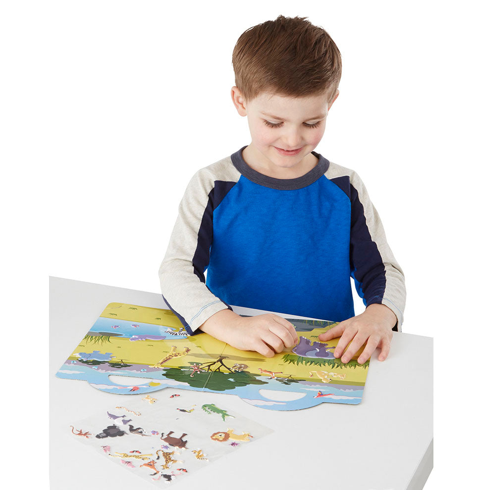 Melissa & Doug - Puffy Stickers Play Set - Safari for Kids