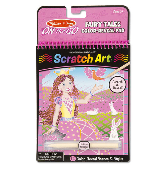 Melissa & Doug - Scratch Art - Fairy Tales - ON the GO Travel Activity