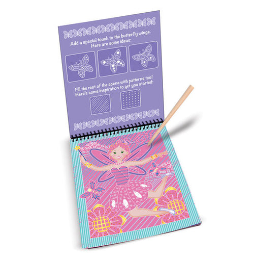 Melissa & Doug - Scratch Art - Fairy Tales - ON the GO Travel Activity