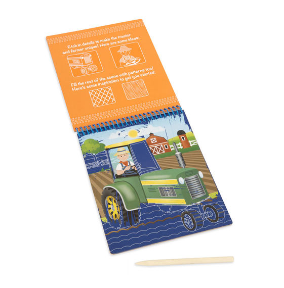 Melissa & Doug - Scratch Art - Vehicle - ON the GO Travel Activity