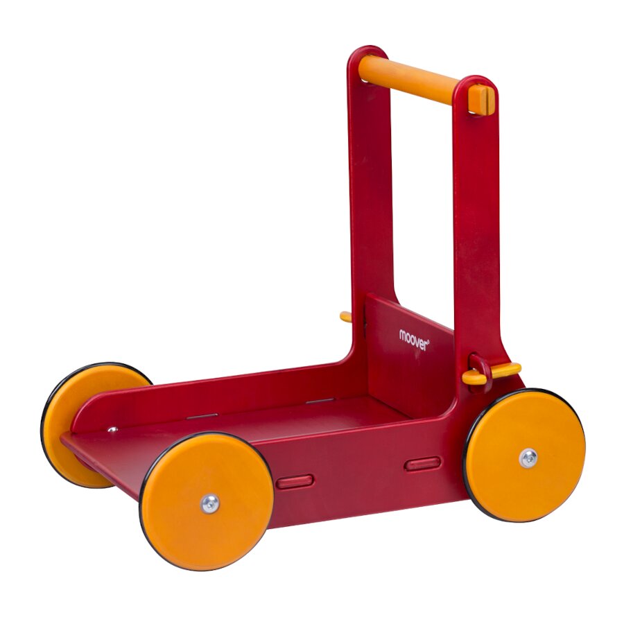 Moover - Wooden Baby Walker - Red