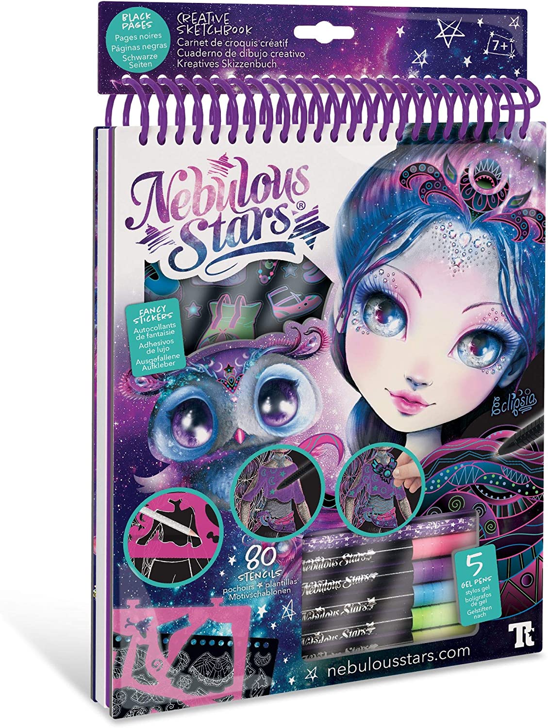 Nebulous Stars - Eclipsia Creative Sketchbook Black