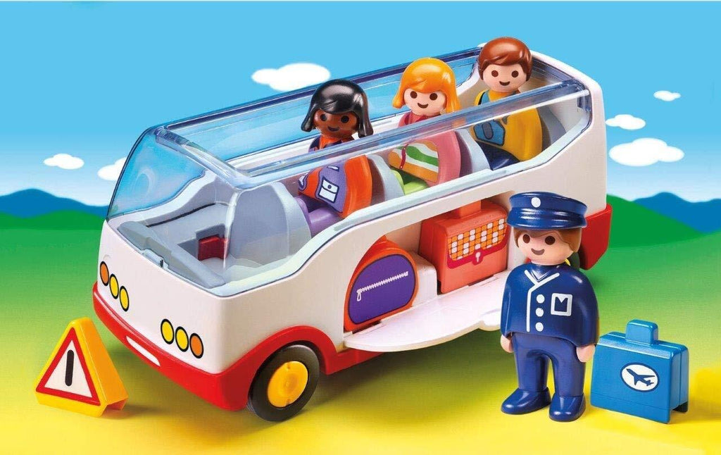 Playmobil - 1.2.3 Airport Shuttle Bus (6773)