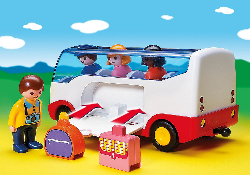 Playmobil - 1.2.3 Airport Shuttle Bus (6773)
