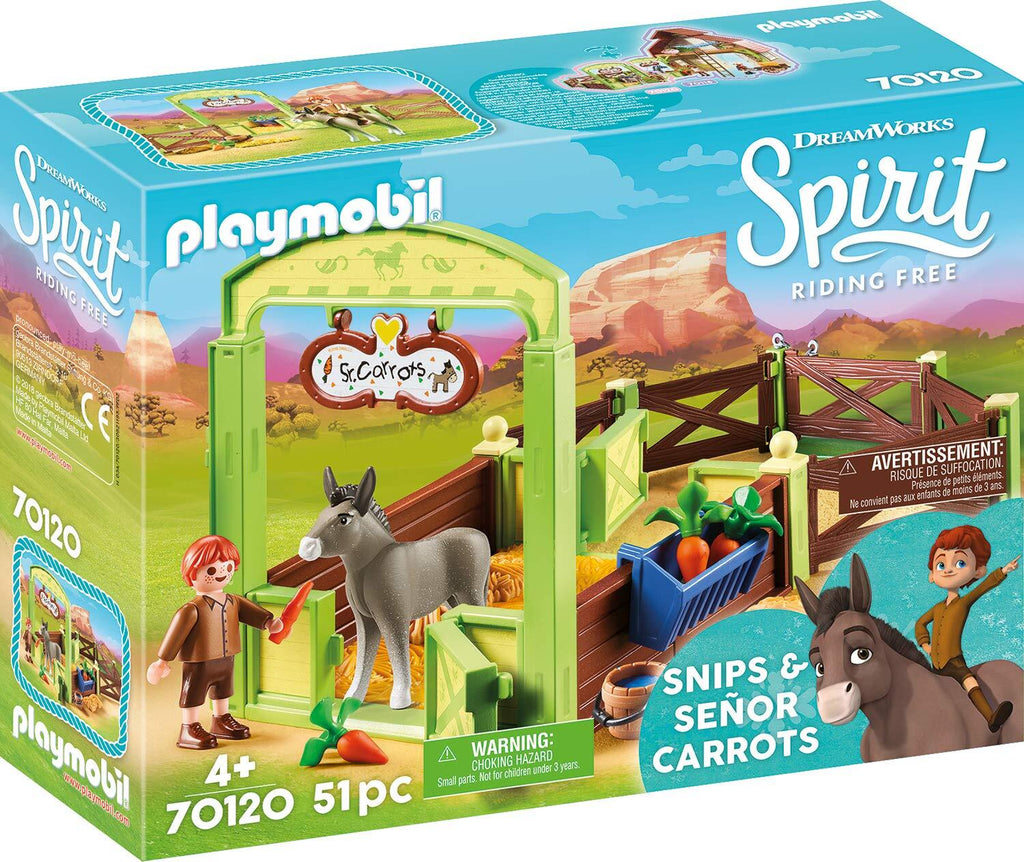 Playmobil - Spirit - Stable Box with Señor Carrot (70120)