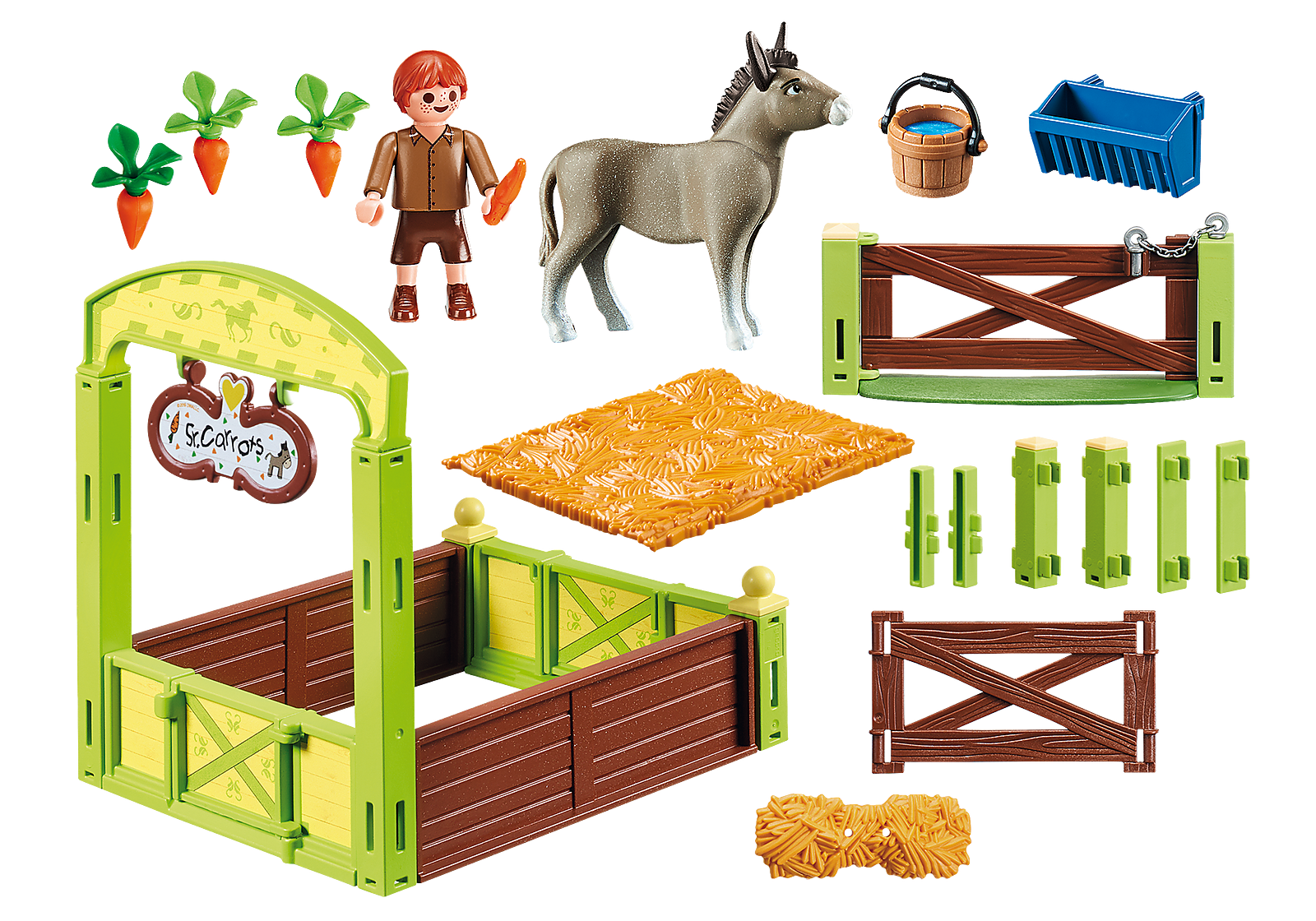 Playmobil - Spirit - Stable Box with Señor Carrot (70120)