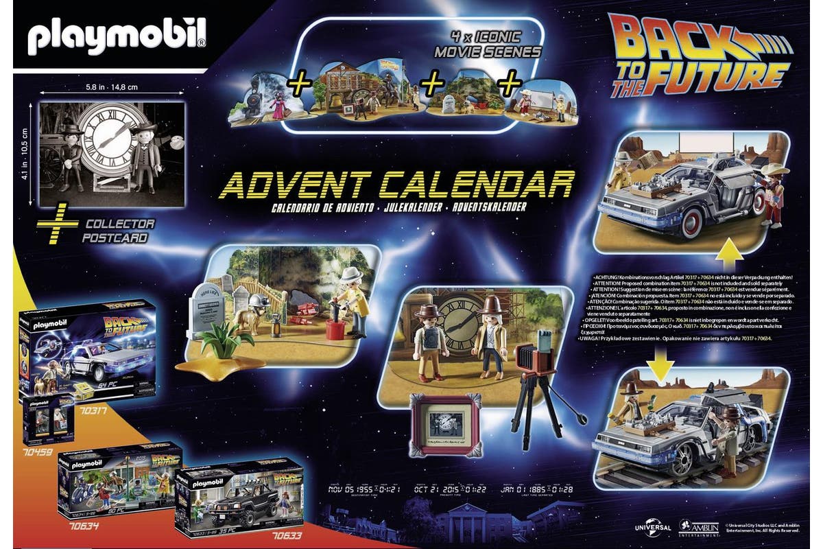 Future Playmobil Advent Calendar Playmobil Regreso Al Futuro Drim