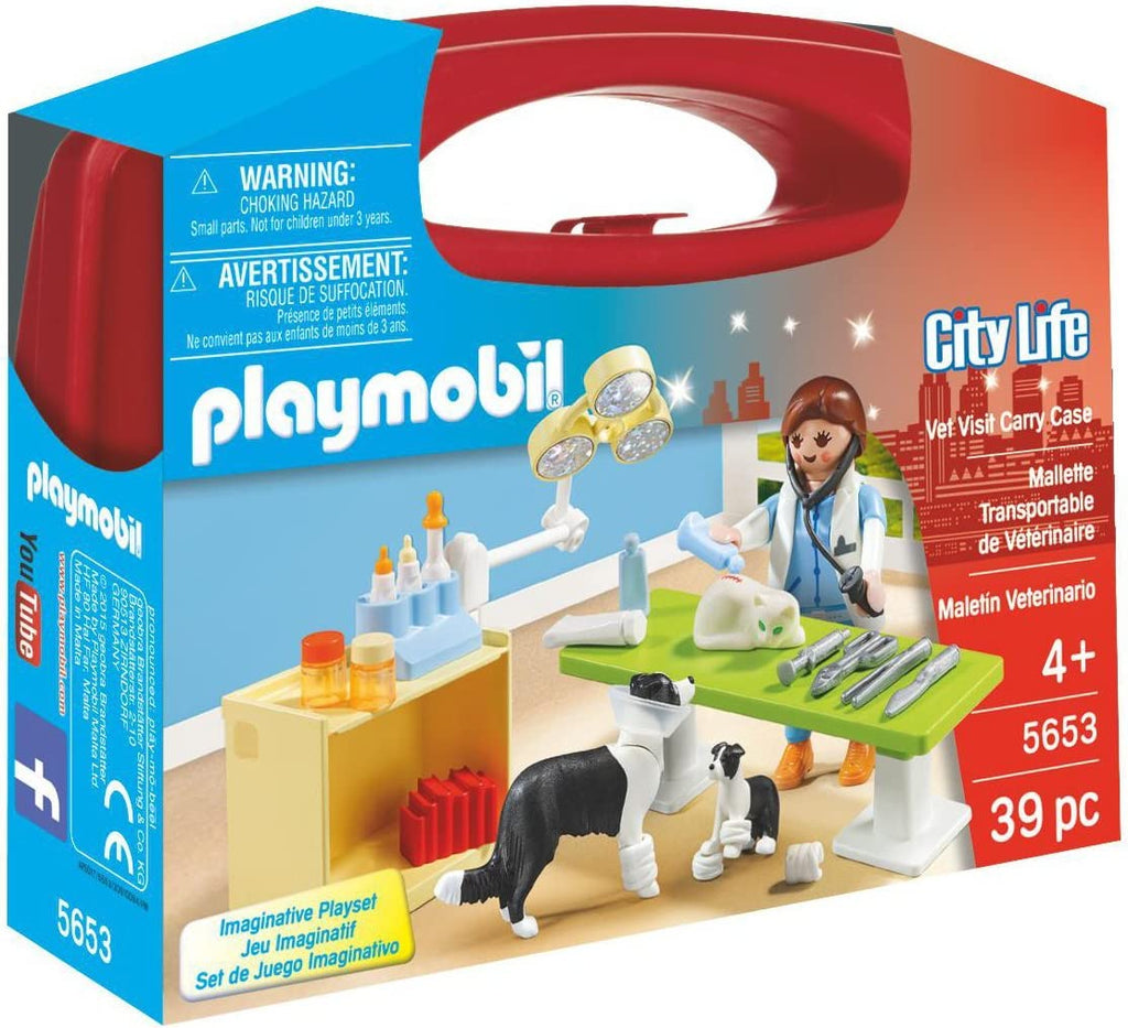 Playmobil - Vet Visit Carry Case (5653)