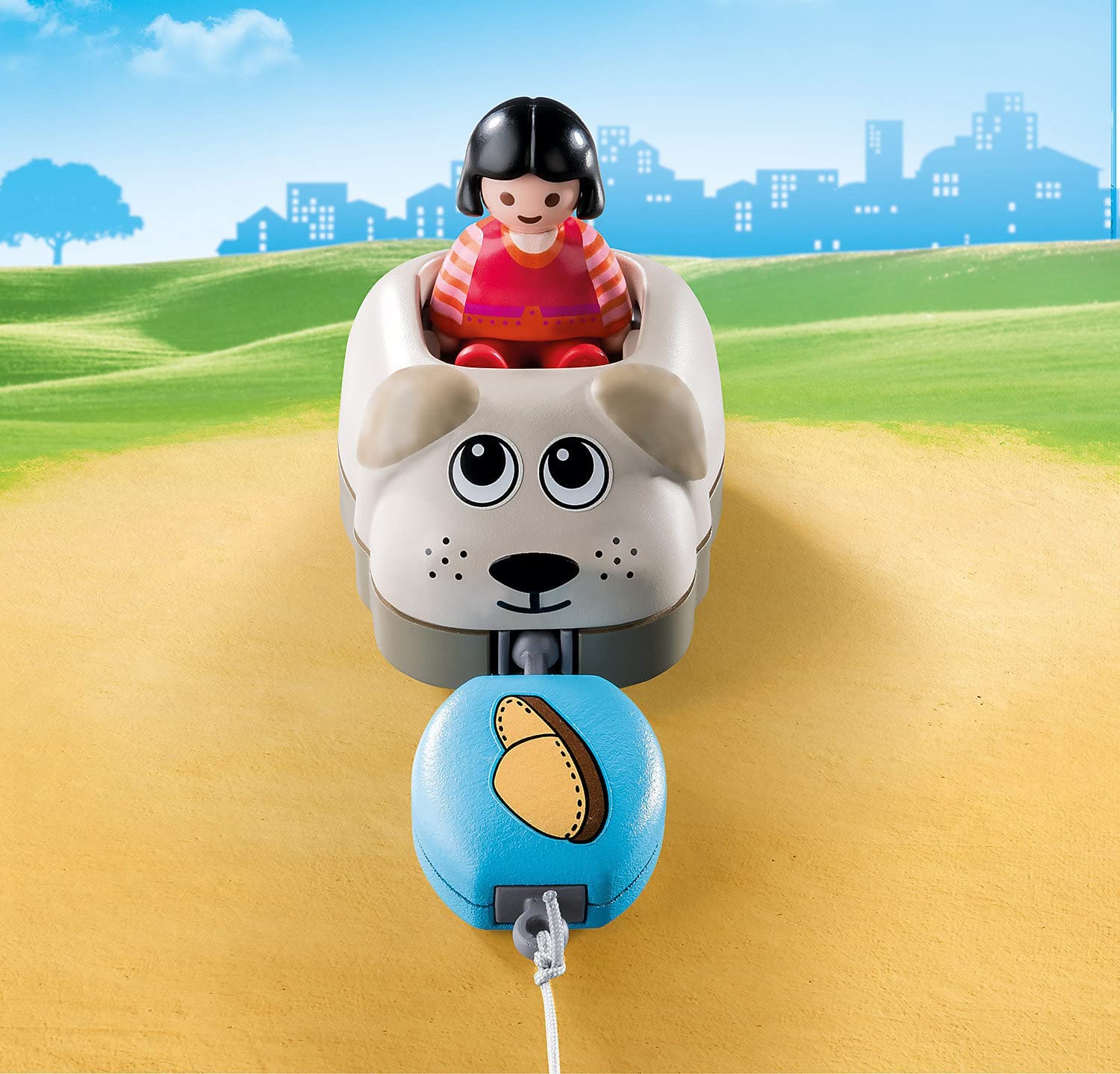 Playmobil - 1.2.3 Dog Train Car (70406)