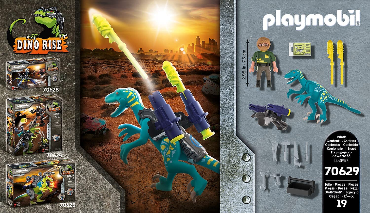 Playmobil - Deinonychus Ready for Battle (70629)