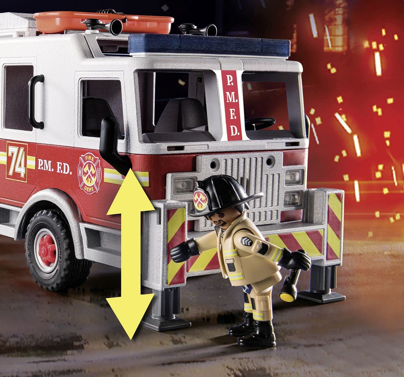 Playmobil - Fire Engine with Ladder (70935)