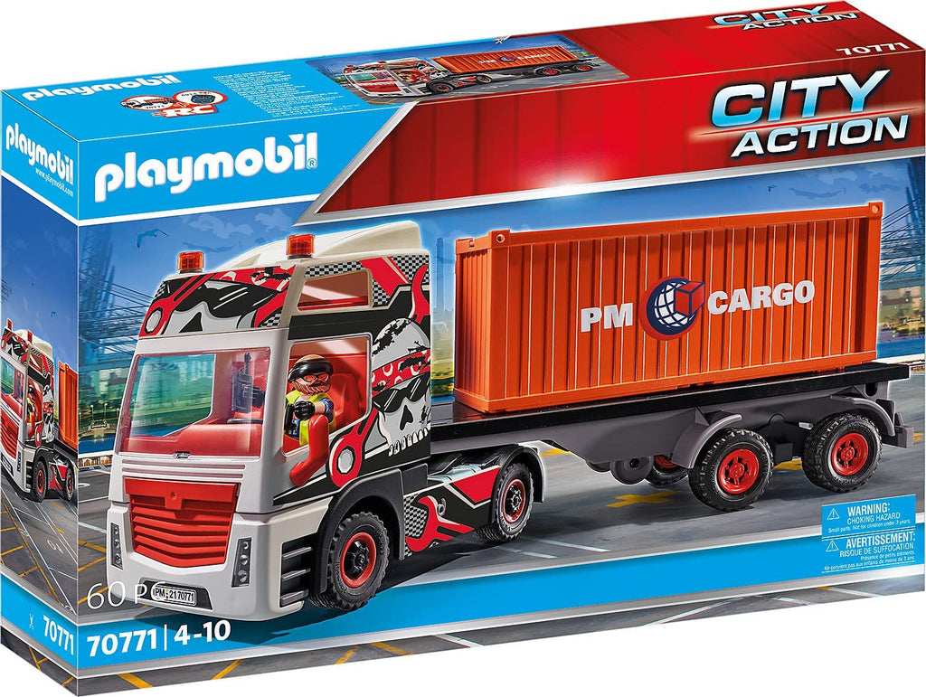 Playmobil - Truck With Cargo Container (70771)
