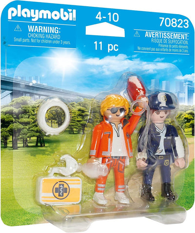 Playmobil - Duo Pack Emergency Doctor And Police Officer (70823)
