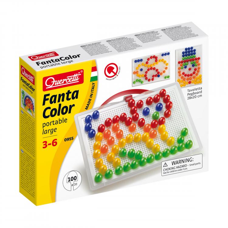 Quercetti - FantaColor Portable - Large 100pcs