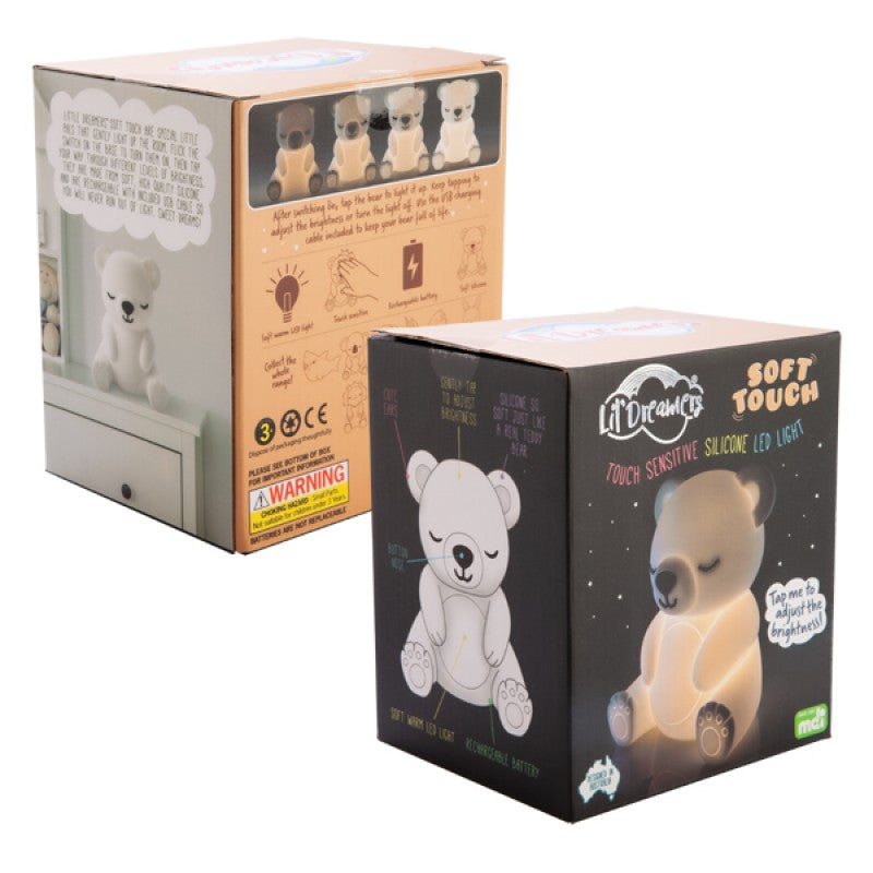 Lil Dreamers - LED Silicone Touch Sensitive Night Light - Bear