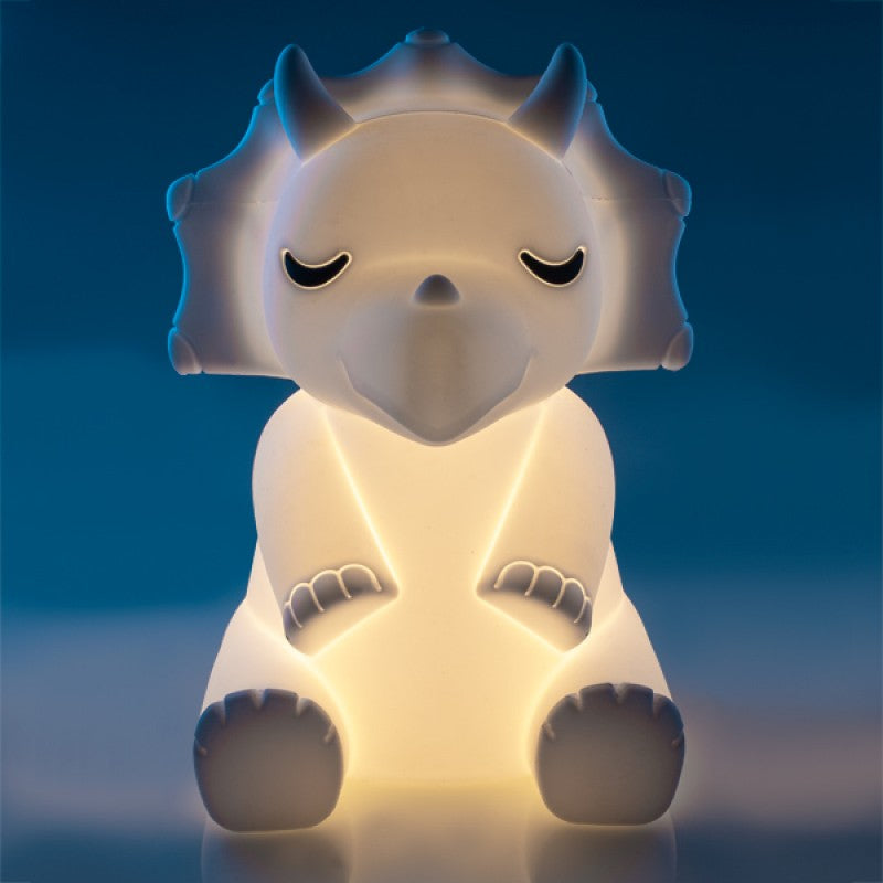 Lil Dreamers - LED Silicone Touch Sensitive Night Light - Triceratops