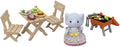 Sylvanian Families - BBQ Picnic Set with Elephant Girl