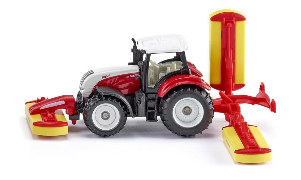 Siku - Steyr with Pottinger Mower Combination