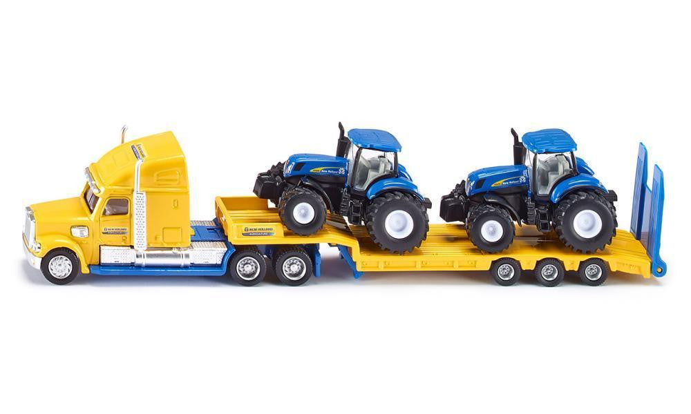 Siku - Truck with 2 New Holland Tractors 1:87 Scale
