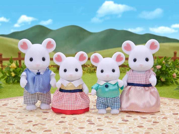 Sylvanian Families - Marshmallow Mouse Family