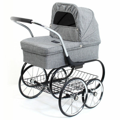 Valco - Royale Dolls Pram - Grey Marle