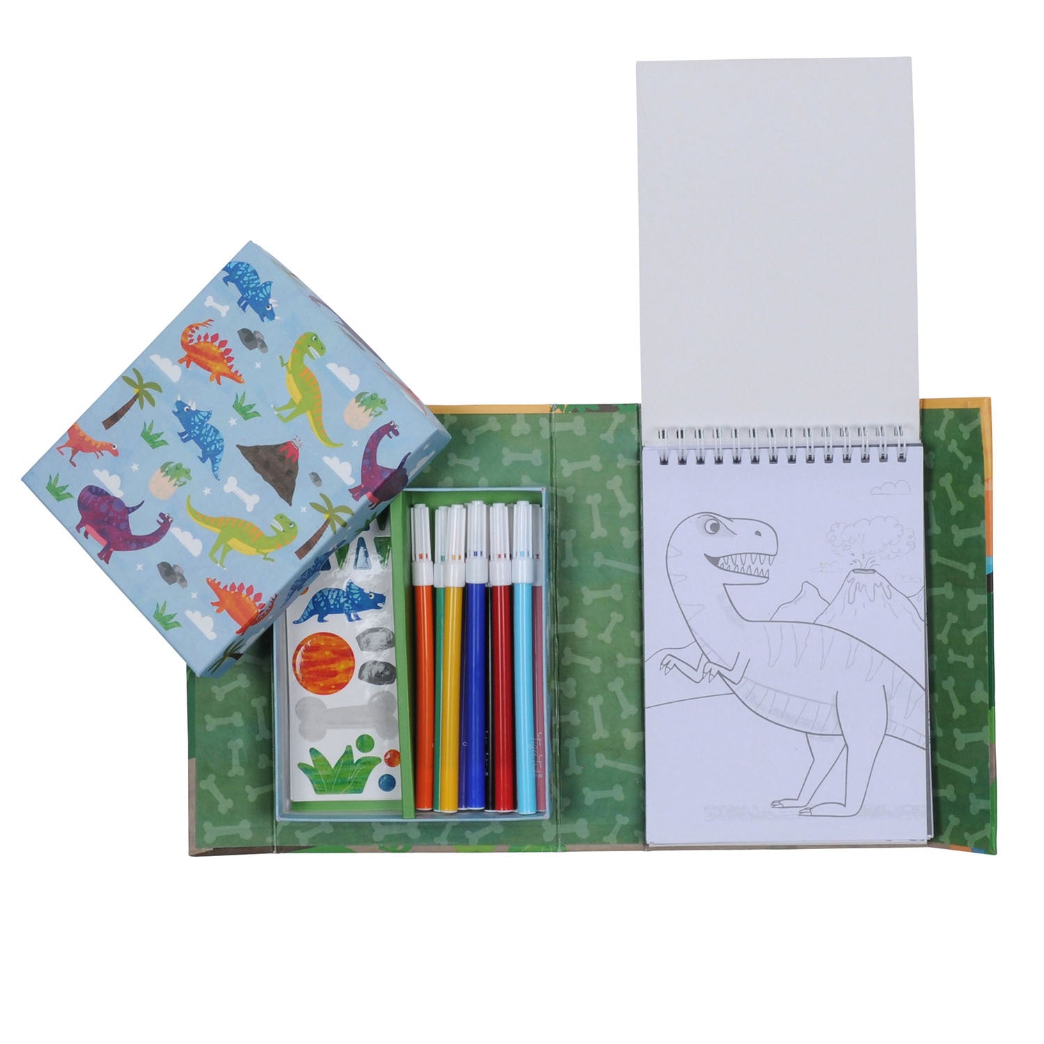 Tiger Tribe - Colouring Dinosaurs Set 