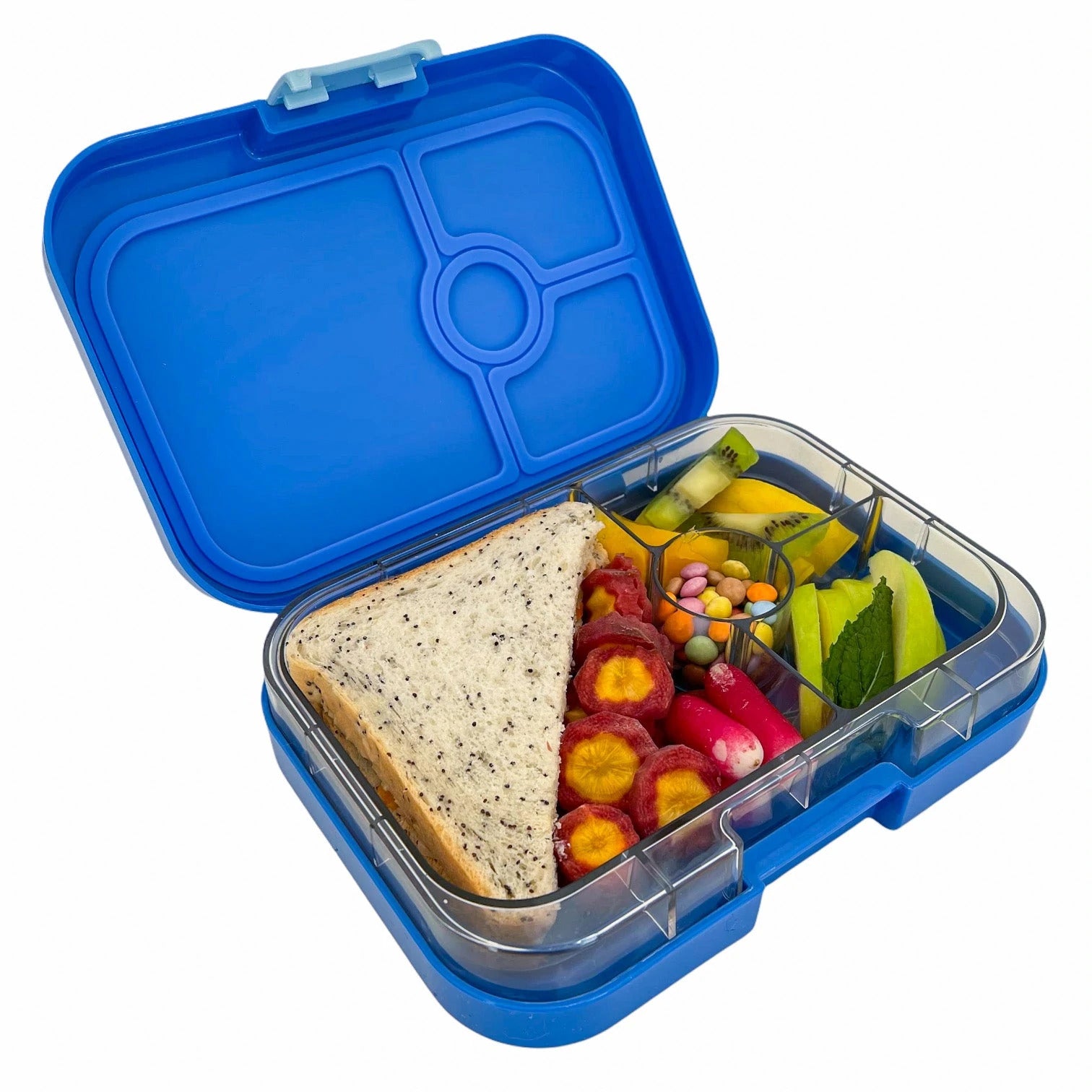 Yumbox - Bento Panino 4 Compartment True Blue Shark