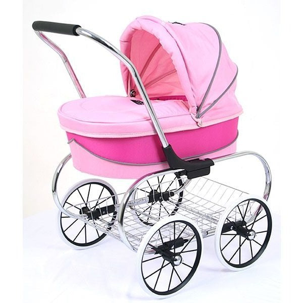 Valco - Mini Princess Dolls Pram - Hot Pink