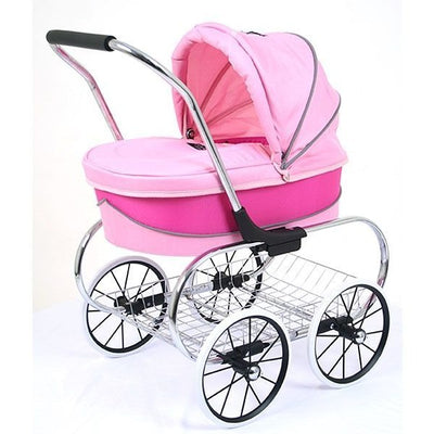 Valco - Mini Princess Dolls Pram - Hot Pink