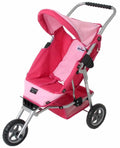 Valco - Mini Marathon Dolls Pram - Hot Pink & Pink
