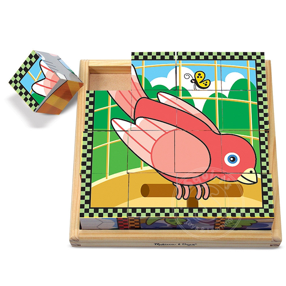 Melissa & Doug - Cube Puzzle - Pets