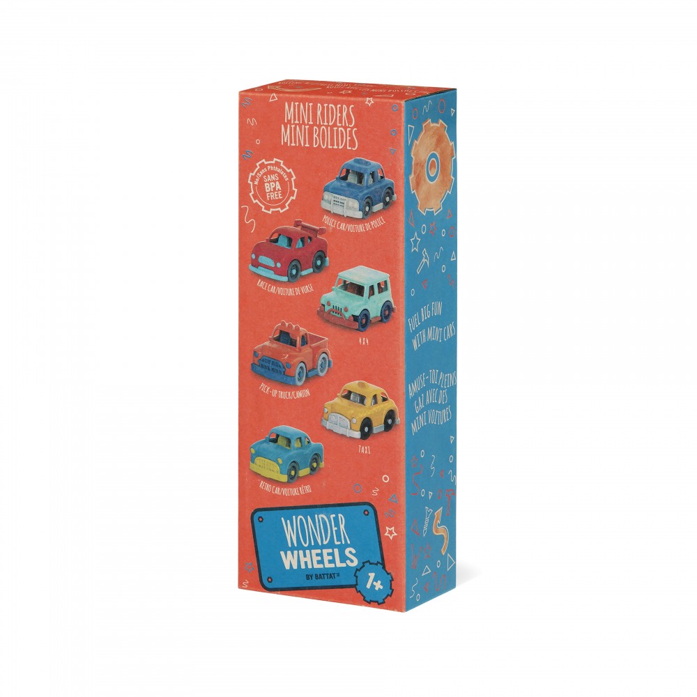 Wonder Wheels - Mini Vehicles Set With 6 Cars