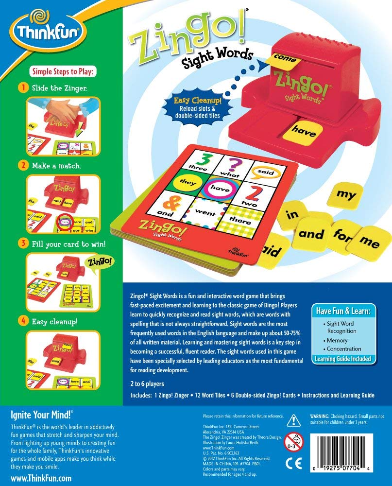 Thinkfun - Zingo! Sight Words