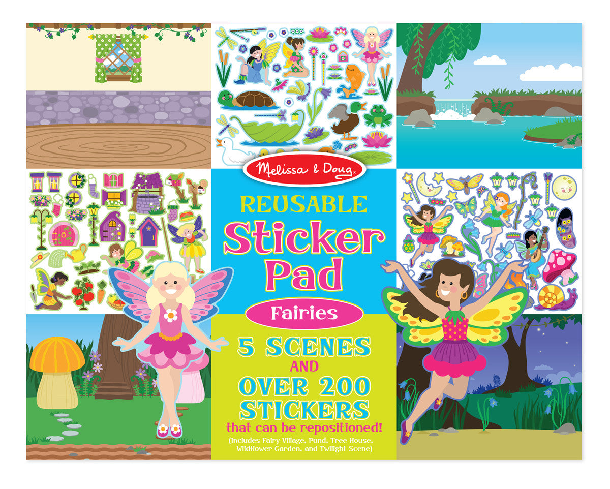 Melissa & Doug - Reusable Sticker Pads Fairies