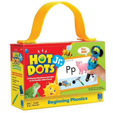 Educational Insights - Hot Dots Jr - Card Set Beginning Phonics
