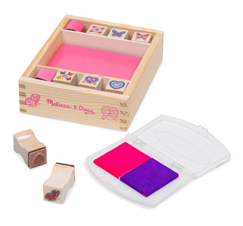 Melissa & Doug - Butterfly & Hearts Stamp Set