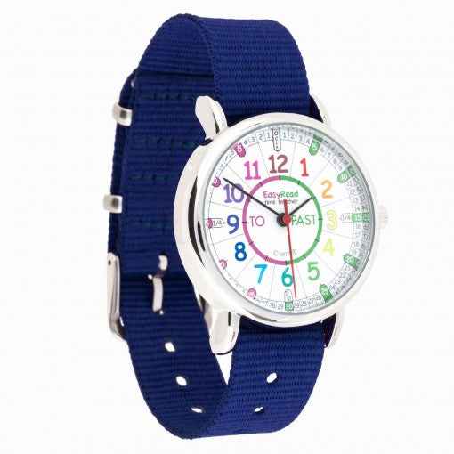 Easy Read - Watches - Past/To - Rainbow Face